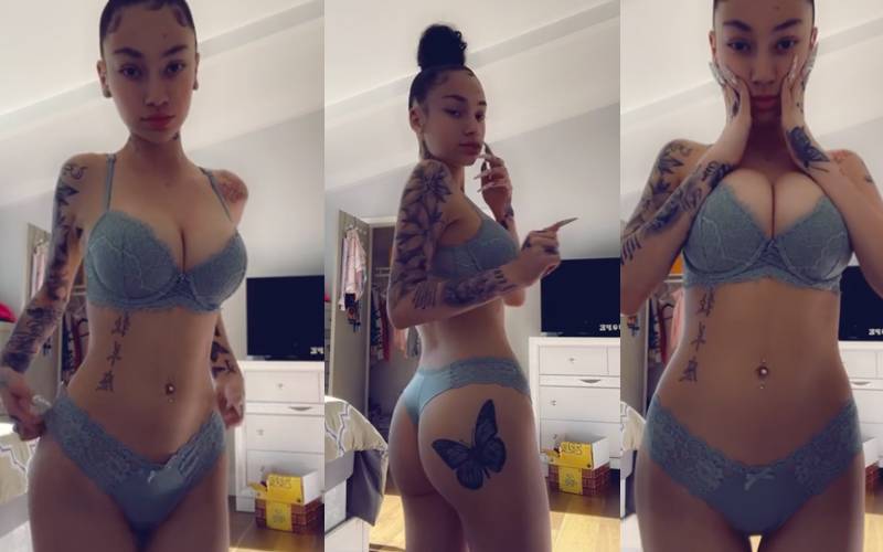 Bhad Bhabie Shows Off Wearing Seethrough Lingerie Onlyfans Video Porn