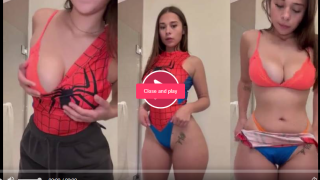 Sophie Rain Spider Man Onlyfans Leaks Teasing Big Boobs & Ass