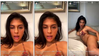 Amanda Trivizas Dildo Masturbation Livestream